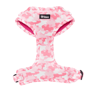 hundsele i rosa kamouflage
