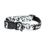 Hundhalsband i ljust leopardmönster