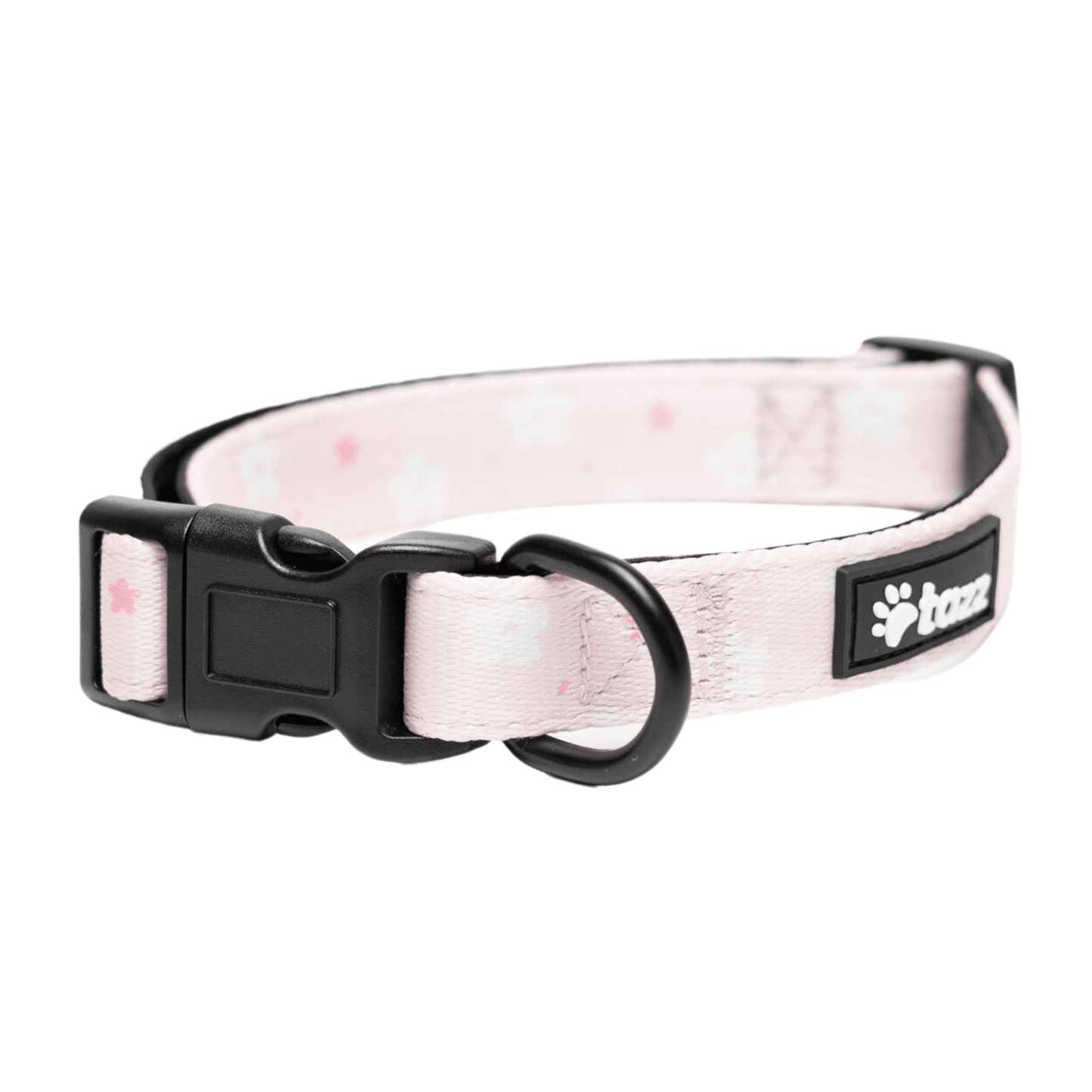 Hundhalsband i Pink Flower mönster